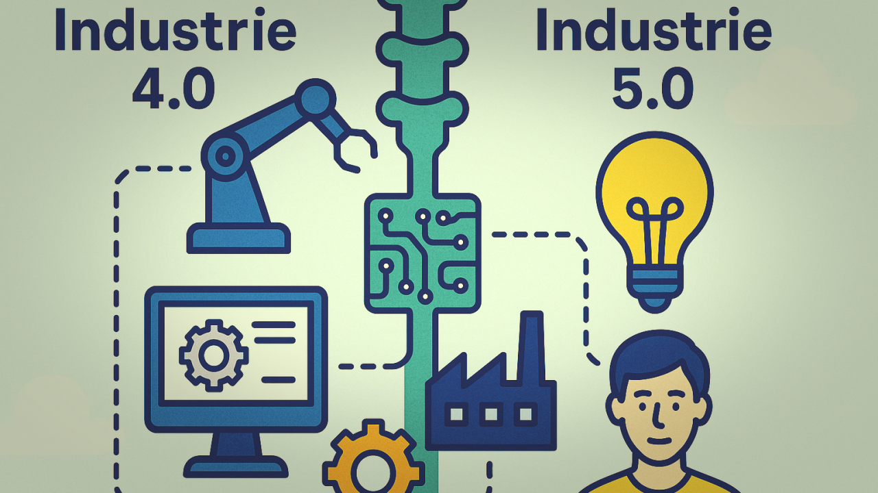 De l’industrie 4.0 à 5.0 : la chaîne numérique, ou comment reconnecter l’humain à la technologie